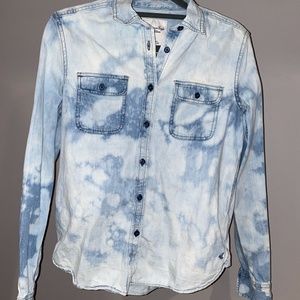 American Eagle Custom Lightweight Jean Jacket Size Small